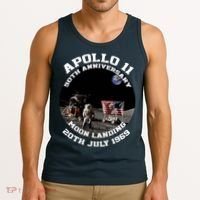 Apollo 11 Moon Landing July 20th 1969 Tank Top thumb 3