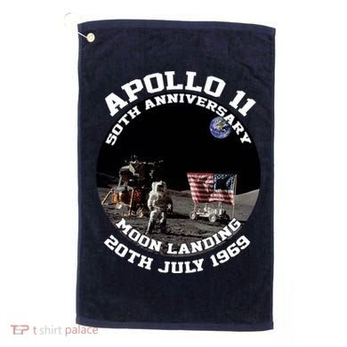 Apollo 11 Moon Landing July 20th 1969 Golf Towel