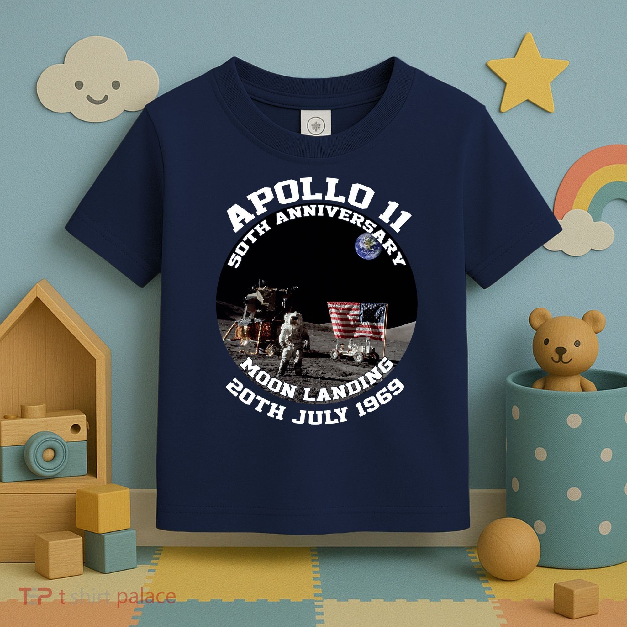 Apollo 11 Moon Landing July 20th 1969 Toddler T-Shirt