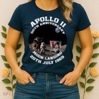 Apollo 11 Moon Landing July 20th 1969 Women's T-Shirt thumb 2