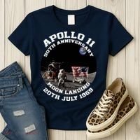 Apollo 11 Moon Landing July 20th 1969 Women's T-Shirt thumb 3
