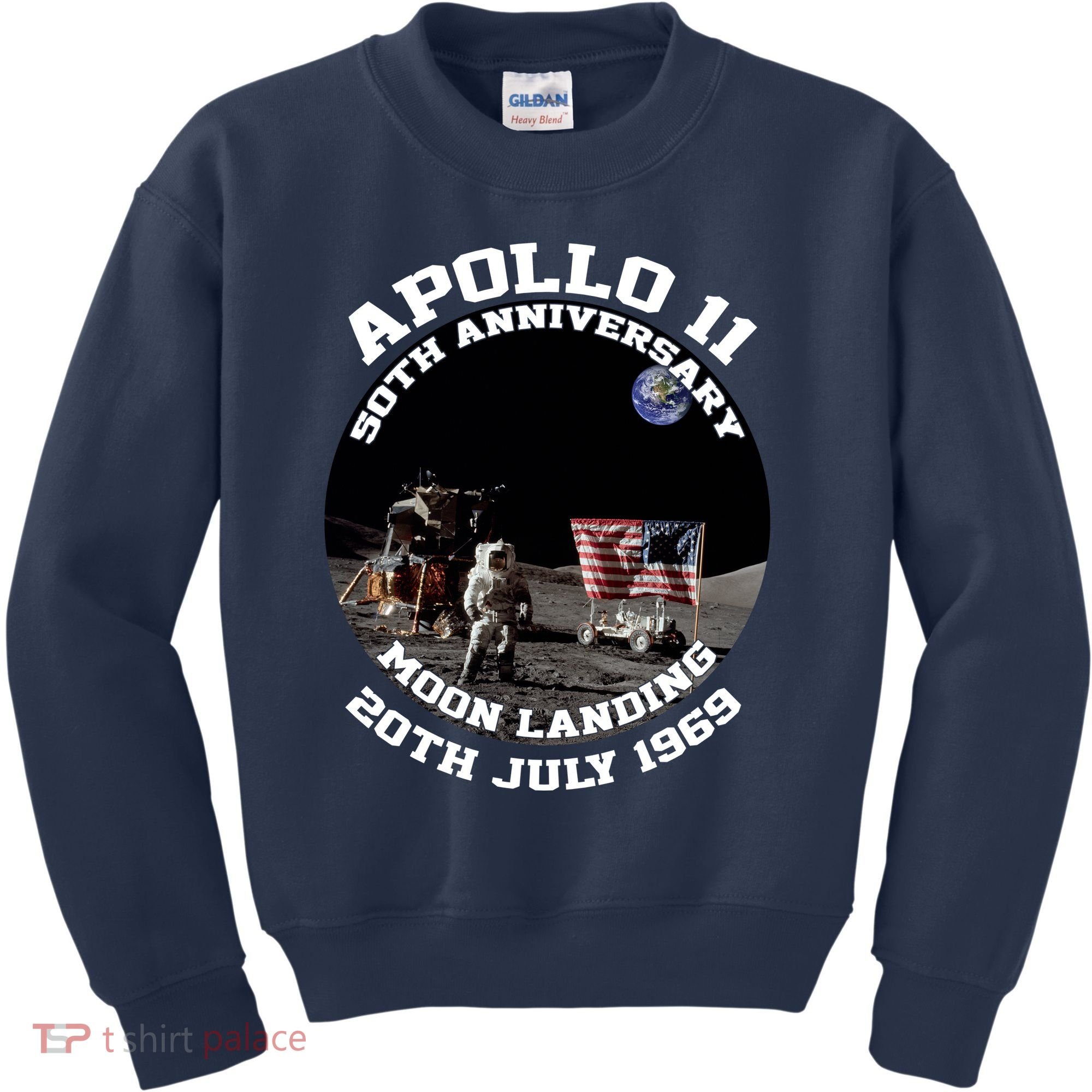 Apollo 11 Moon Landing July 20th 1969 Kids Sweatshirt