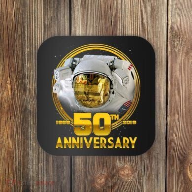 Apollo Landing 50th Golden Anniversary Coaster