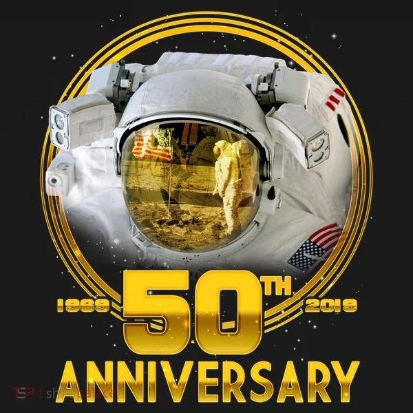 Apollo Landing 50th Golden Anniversary Women's Hoodie
