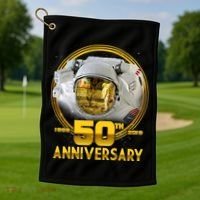 Apollo Landing 50th Golden Anniversary Golf Towel thumb 1