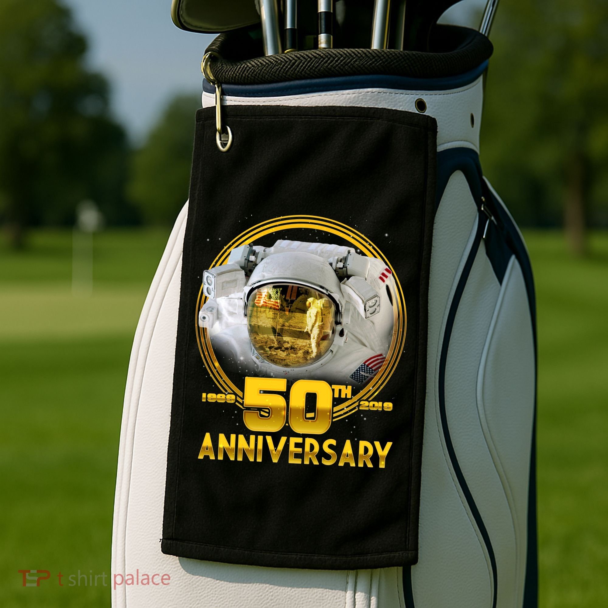 Apollo Landing 50th Golden Anniversary Golf Towel