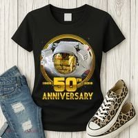 Apollo Landing 50th Golden Anniversary Women's T-Shirt thumb 3