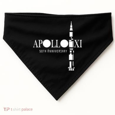 Apollo XI 50th Anniversary Moon Landing USA-Made Doggie Bandana
