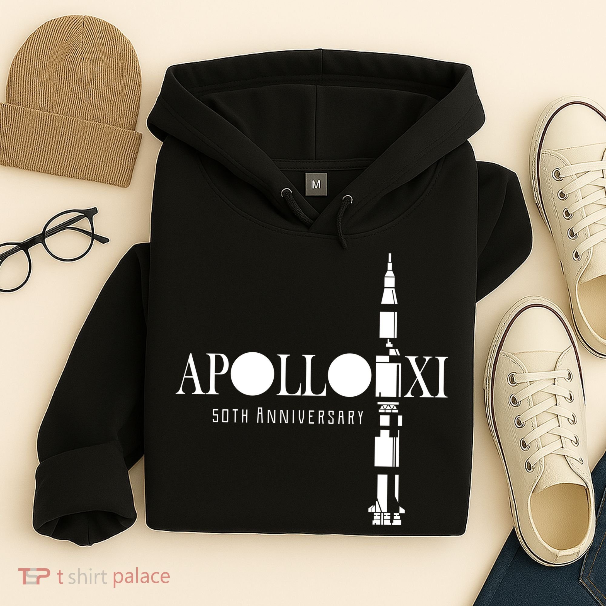 Apollo XI 50th Anniversary Moon Landing Hoodie