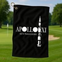 Apollo XI 50th Anniversary Moon Landing Golf Towel thumb 1