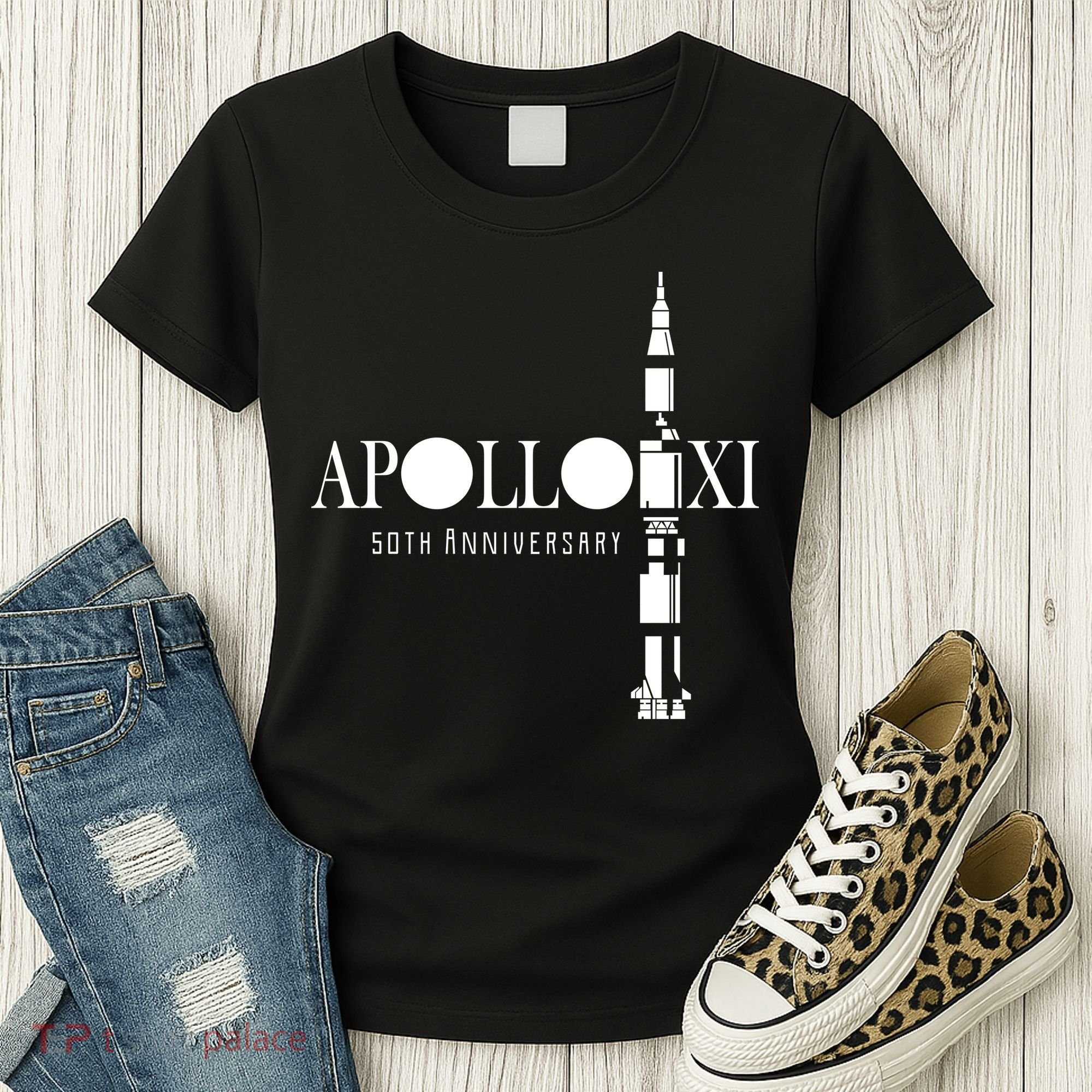 Apollo XI 50th Anniversary Moon Landing Women's T-Shirt