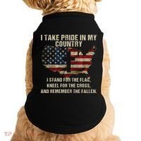 American Pride Patriotic American Flag Doggie Tank thumb 0