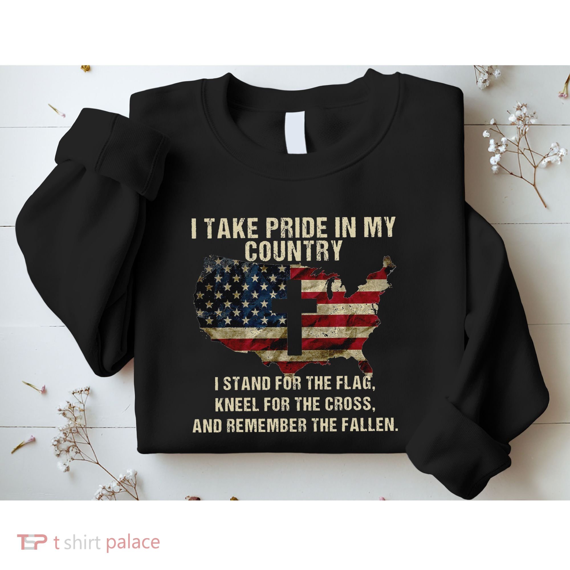 American Pride Patriotic American Flag Sweatshirt