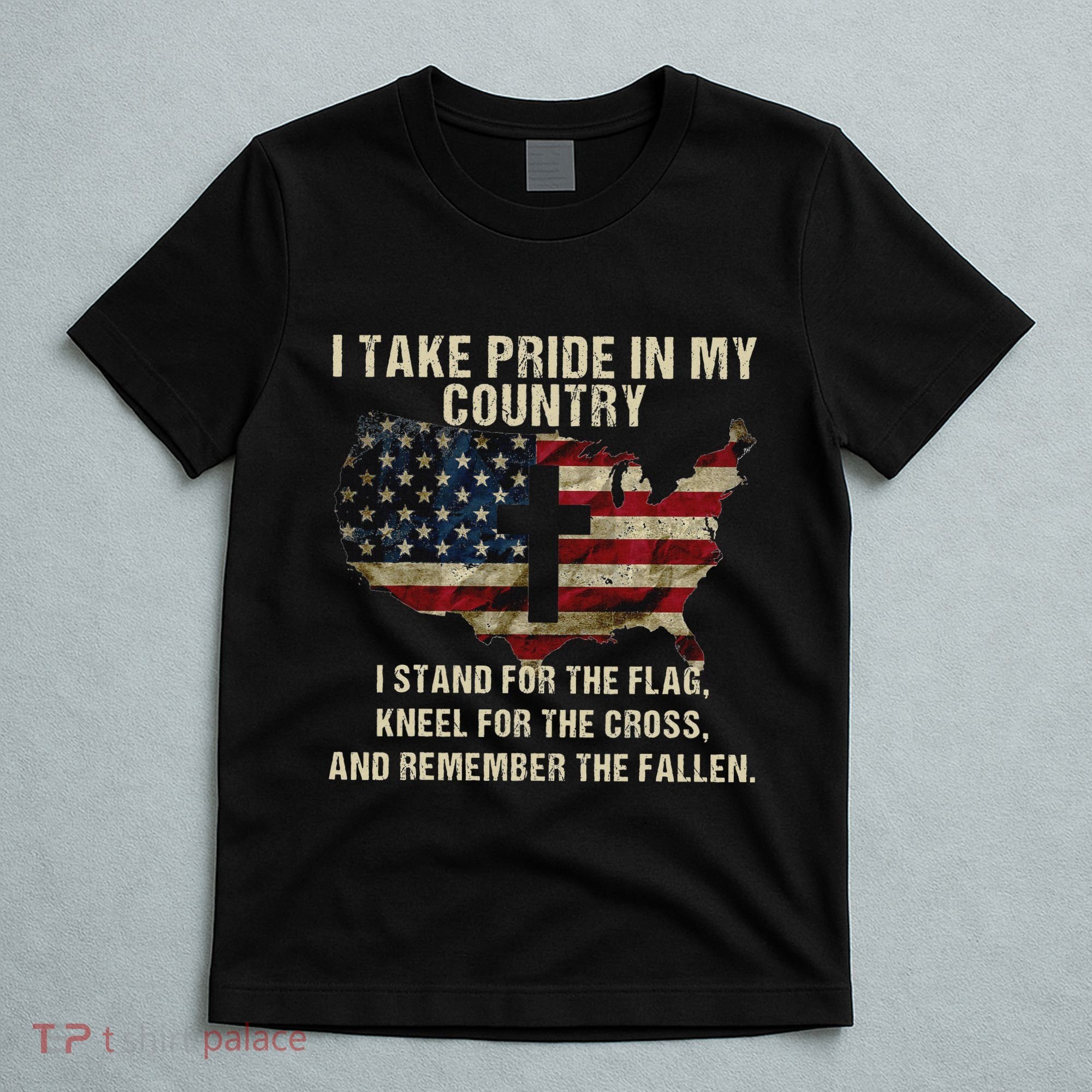 American Pride Patriotic American Flag T-Shirt