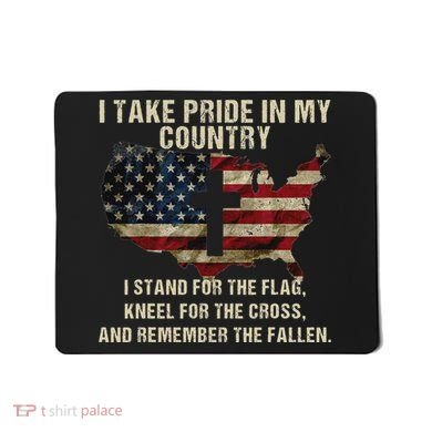 American Pride Patriotic American Flag Mousepad