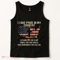 American Pride Patriotic American Flag Tank Top thumb 2
