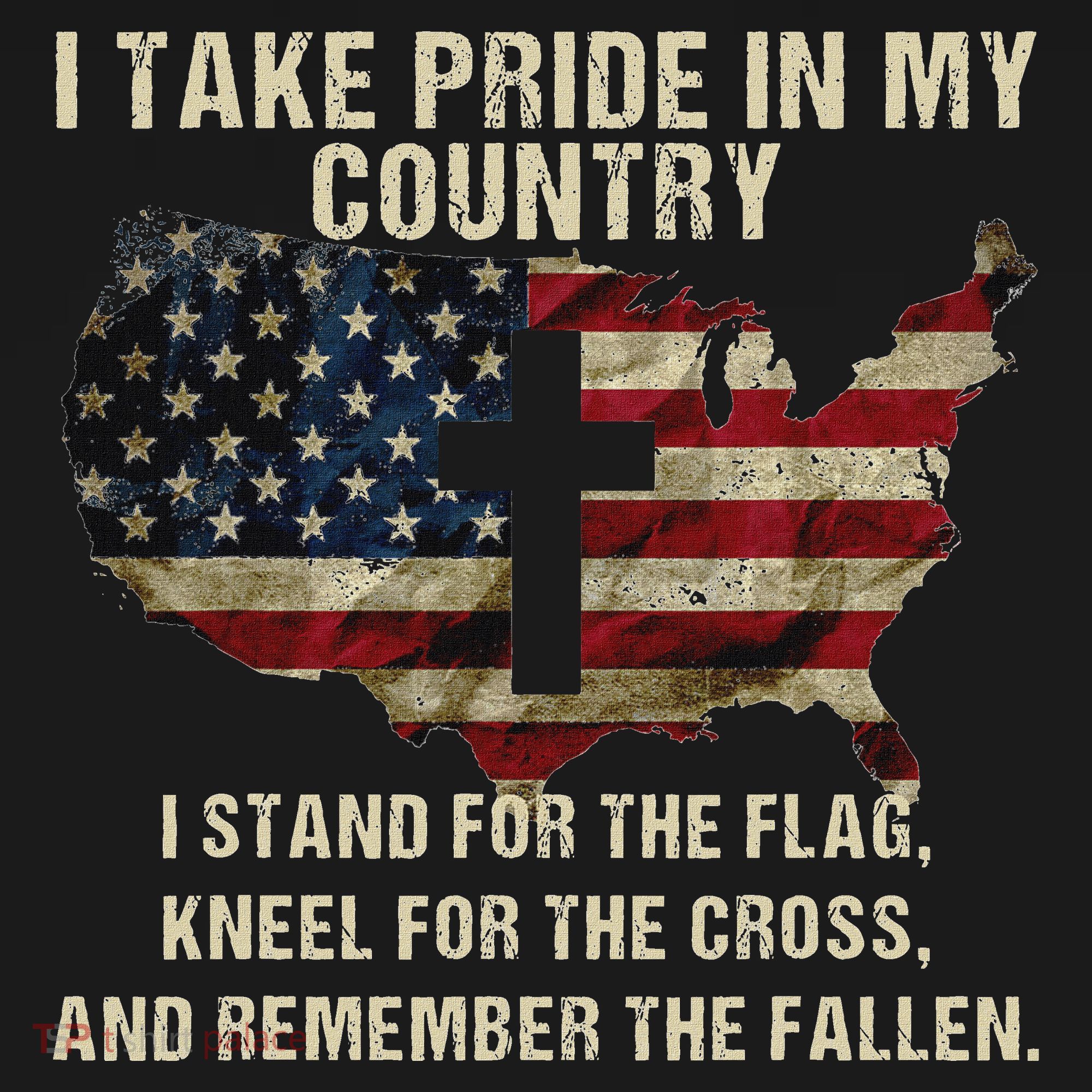 American Pride Patriotic American Flag Women's T-Shirt