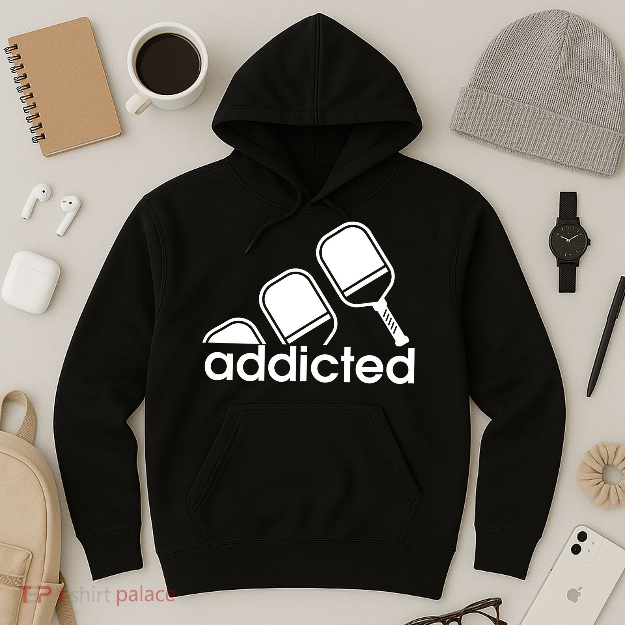 Addicted Pickleball Player Hoodie