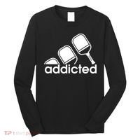 Addicted Pickleball Player Long Sleeve Shirt thumb 0