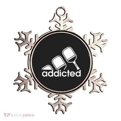 Addicted Pickleball Player Ornament