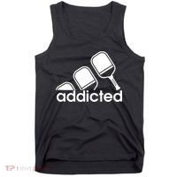 Addicted Pickleball Player Tank Top thumb 0