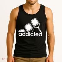 Addicted Pickleball Player Tank Top thumb 3
