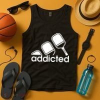 Addicted Pickleball Player Tank Top thumb 4