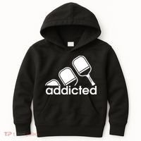 Addicted Pickleball Player Kids Hoodie thumb 0