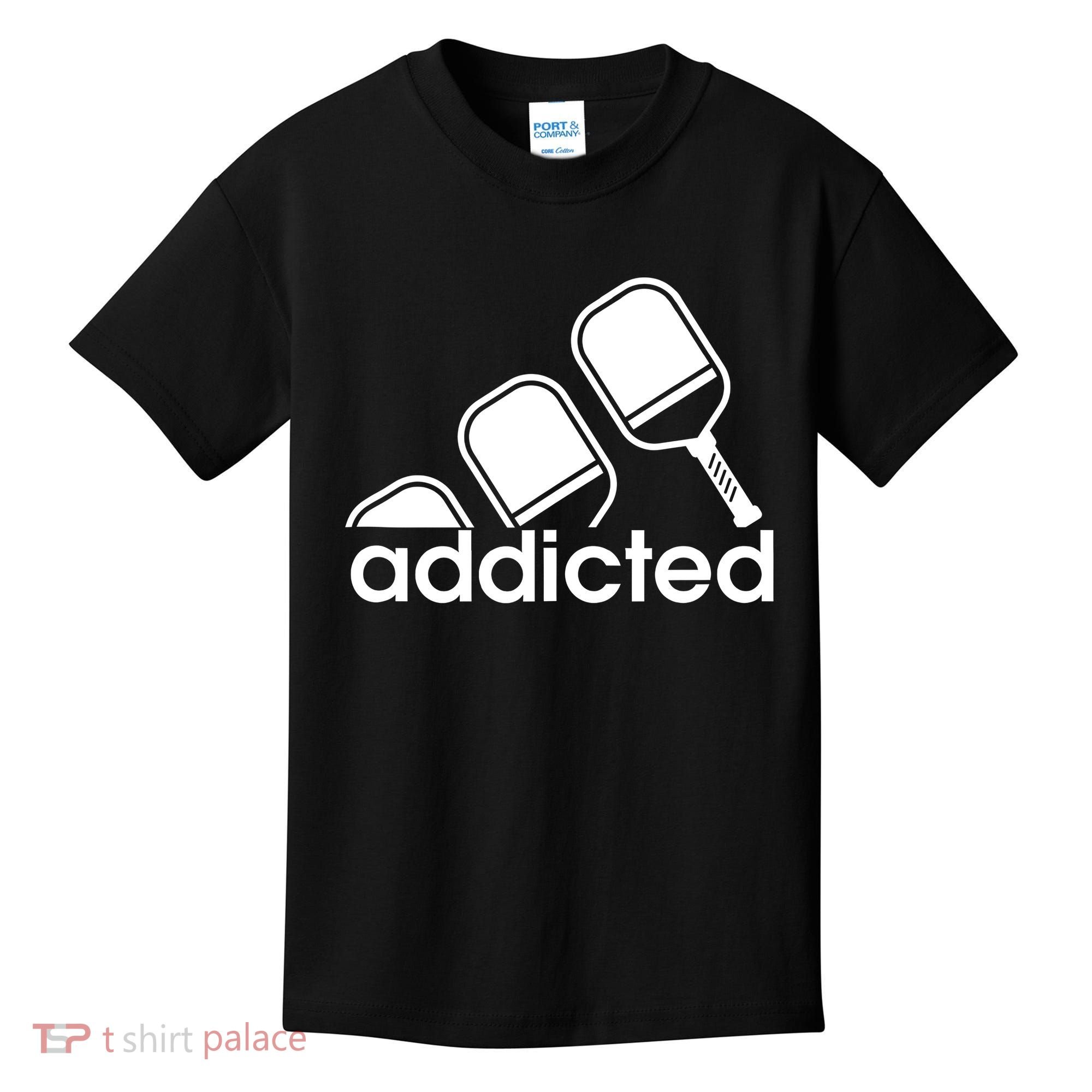 Addicted Pickleball Player Kids T-Shirt