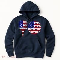 American Pickleball Paddle And Ball Hoodie thumb 0
