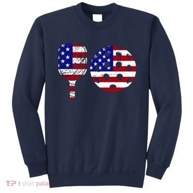 American Pickleball Paddle And Ball Sweatshirt