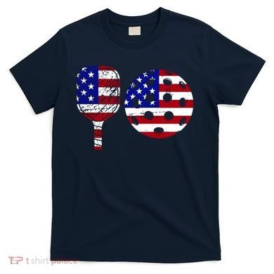 American Pickleball Paddle And Ball T-Shirt