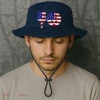 American Pickleball Paddle And Ball Bucket Hat thumb 2