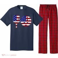 American Pickleball Paddle And Ball Pajama Set thumb 0