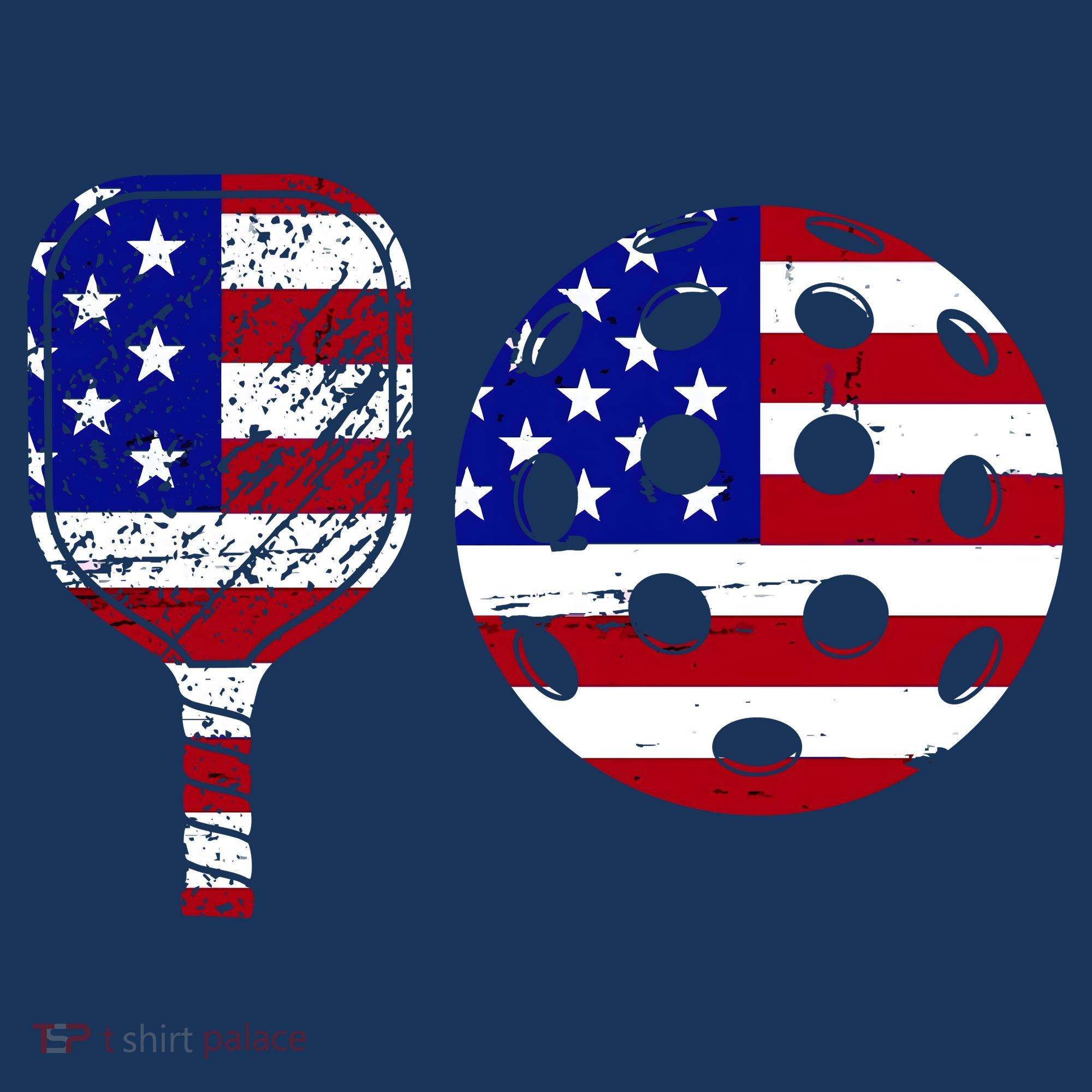 American Pickleball Paddle And Ball Hat