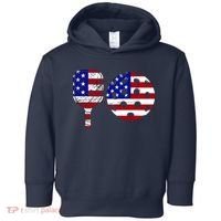 American Pickleball Paddle And Ball Toddler Hoodie thumb 0