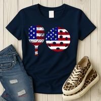 American Pickleball Paddle And Ball Women's T-Shirt thumb 3
