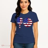 American Pickleball Paddle And Ball Women's T-Shirt thumb 4