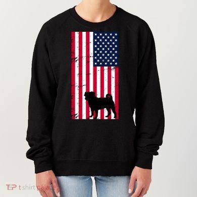 American Pitbull Flag Women's Sweatshirt