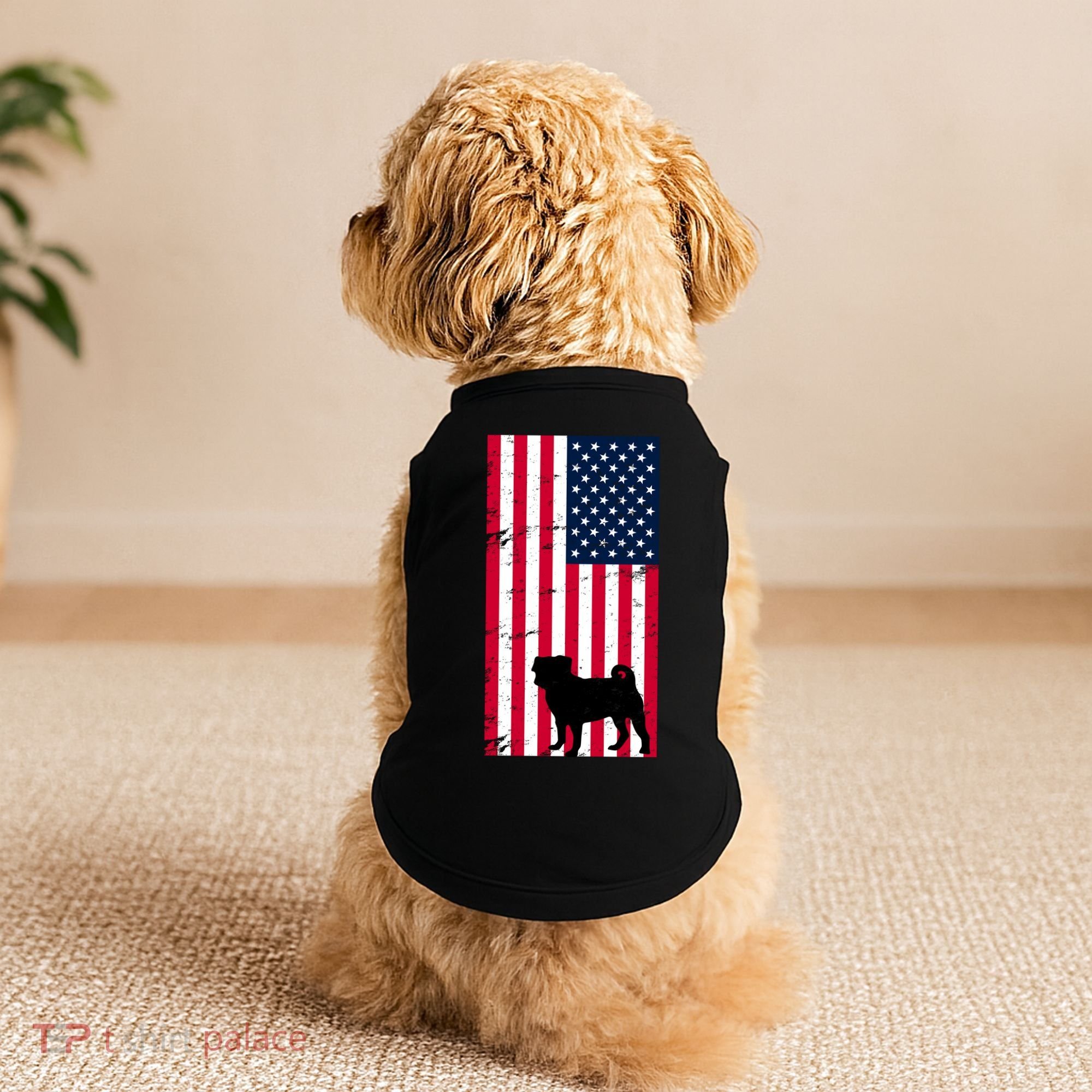 American Pitbull Flag Doggie Tank
