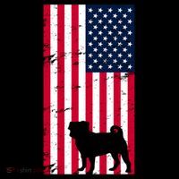 American Pitbull Flag Doggie Tank thumb 4