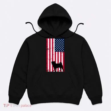 American Pitbull Flag Hoodie