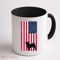 American Pitbull Flag Coffee Mug thumb 1