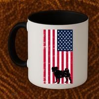 American Pitbull Flag Coffee Mug thumb 2