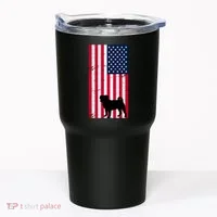 American Pitbull Flag Tumbler thumb 0