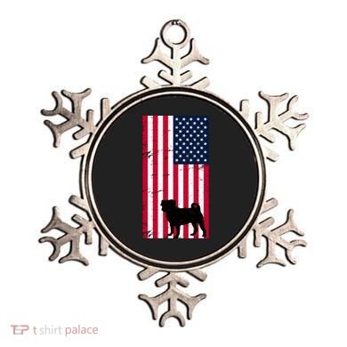 American Pitbull Flag Ornament
