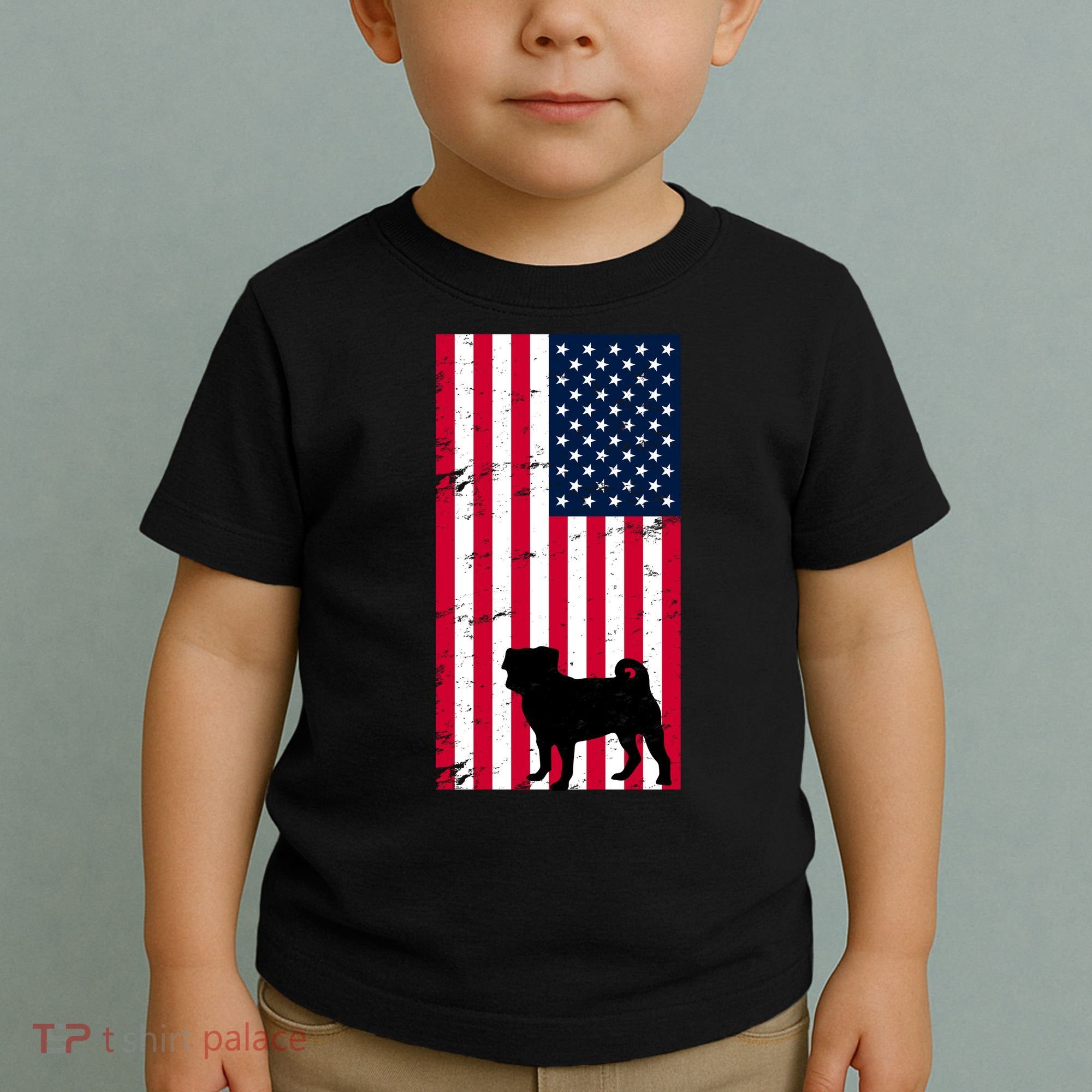 American Pitbull Flag Toddler T-Shirt