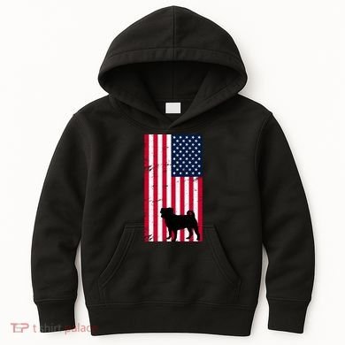 American Pitbull Flag Kids Hoodie