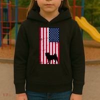American Pitbull Flag Kids Hoodie thumb 3