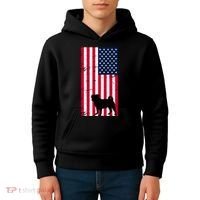 American Pitbull Flag Kids Hoodie thumb 4